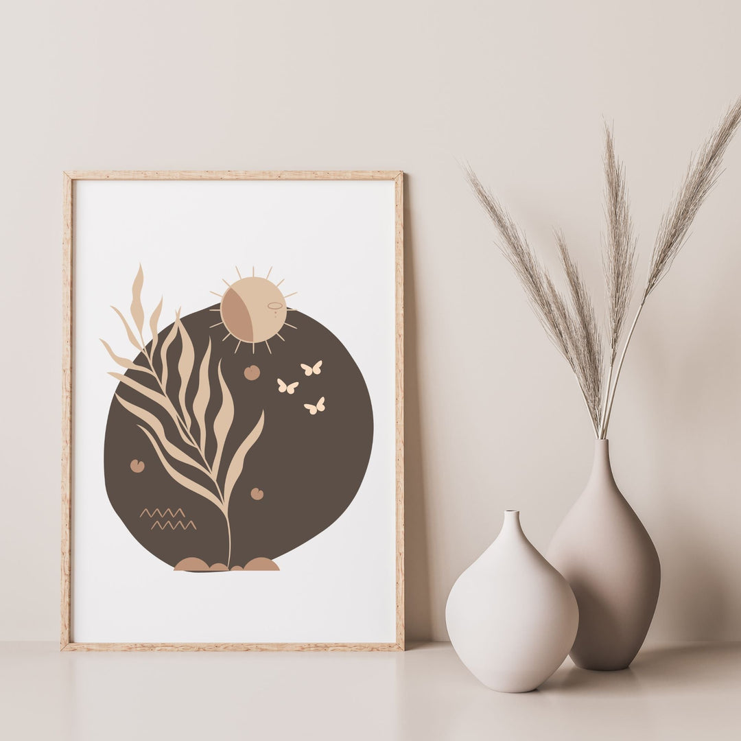 Boho Abstract printable Wall Art - KY designX