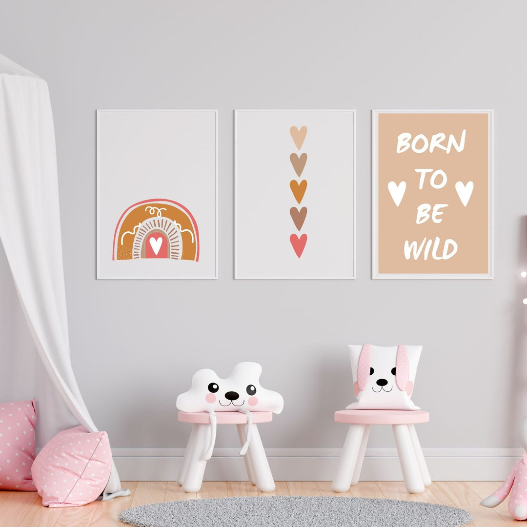 Born to be wild Boho printable wall art - KY designX