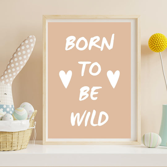 Born to be wild Boho printable wall art - KY designX