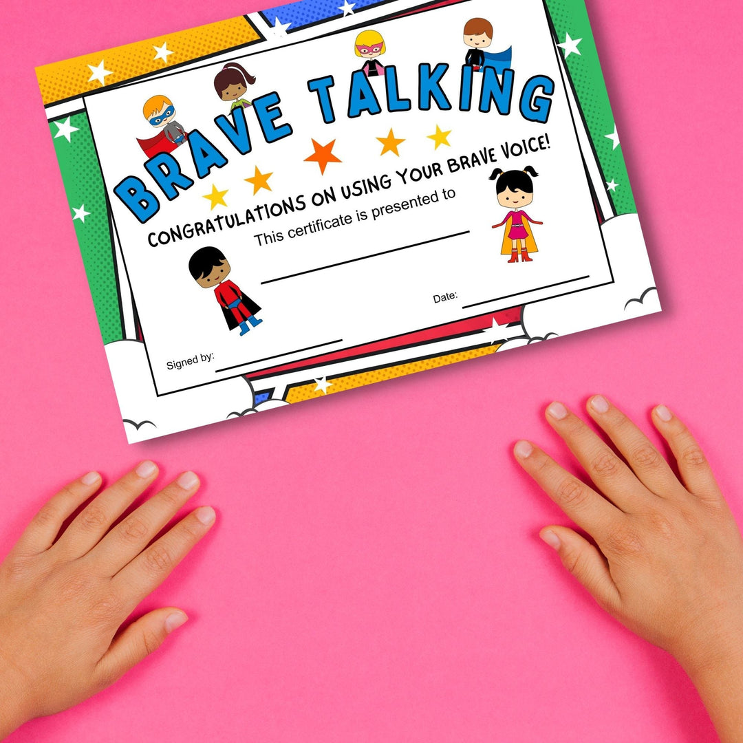 Brave Talking Certificate for Exposure Therapy - KY designX