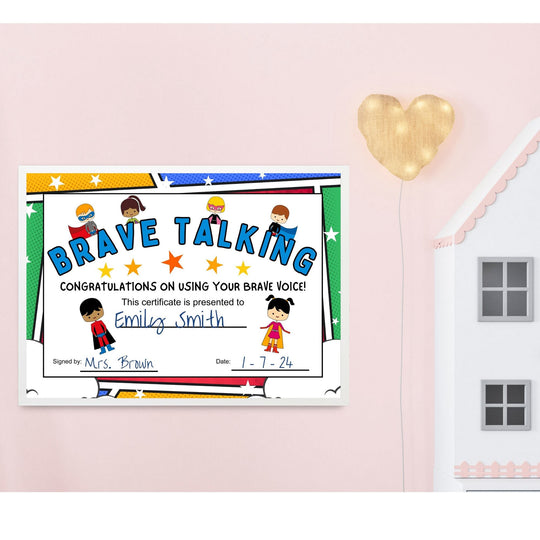 Brave Talking Certificate for Exposure Therapy - KY designX