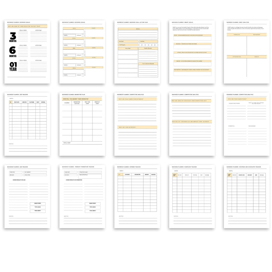 Business and Branding Workbook MRR/PLR Rights - KY designX