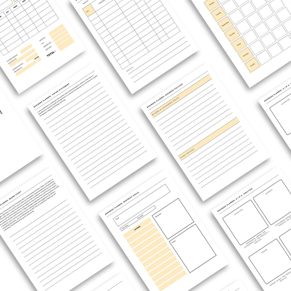 Business and Branding Workbook MRR/PLR Rights - KY designX