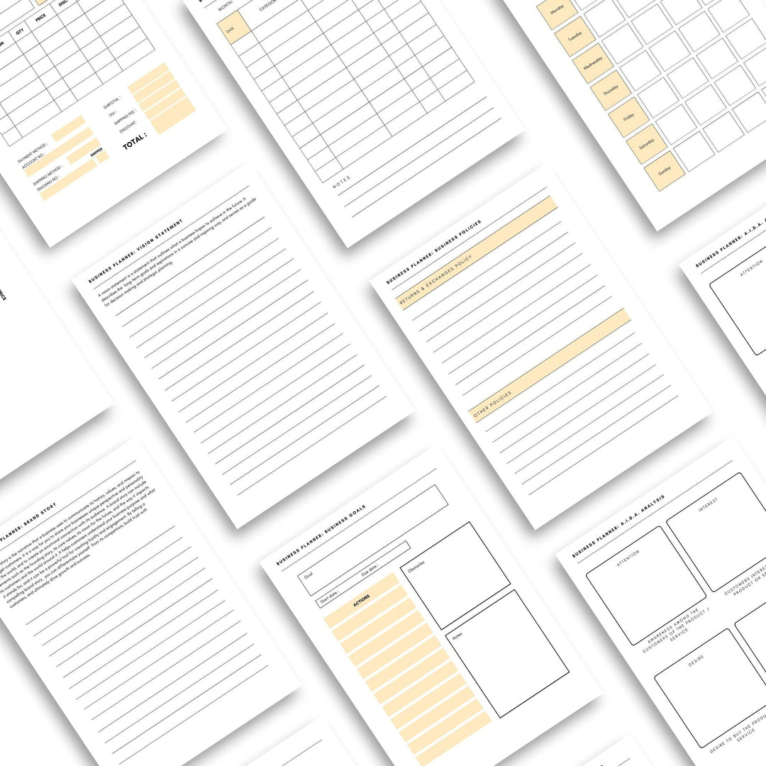Business and Branding Workbook MRR/PLR Rights - KY designX