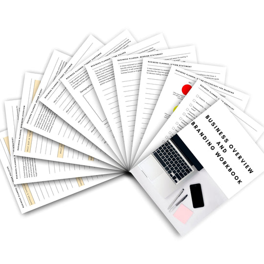 Business and Branding Workbook MRR/PLR Rights - KY designX