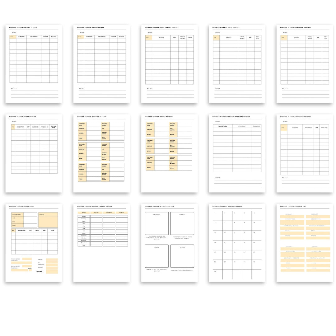 Business and Branding Workbook MRR/PLR Rights - KY designX