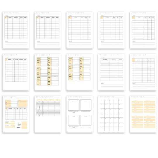 Business and Branding Workbook MRR/PLR Rights - KY designX