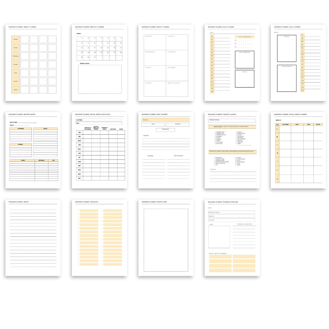Business and Branding Workbook MRR/PLR Rights - KY designX