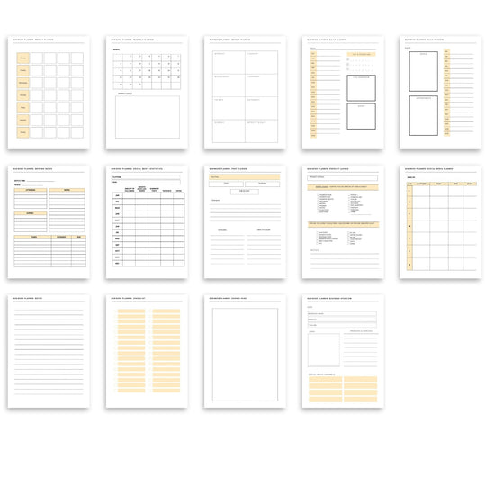 Business and Branding Workbook MRR/PLR Rights - KY designX