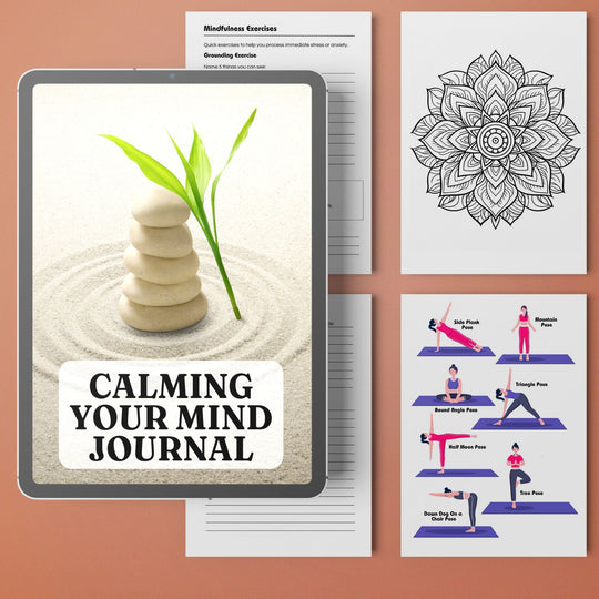 Calming Your Mind Journal for Teens and Adults - KY designX