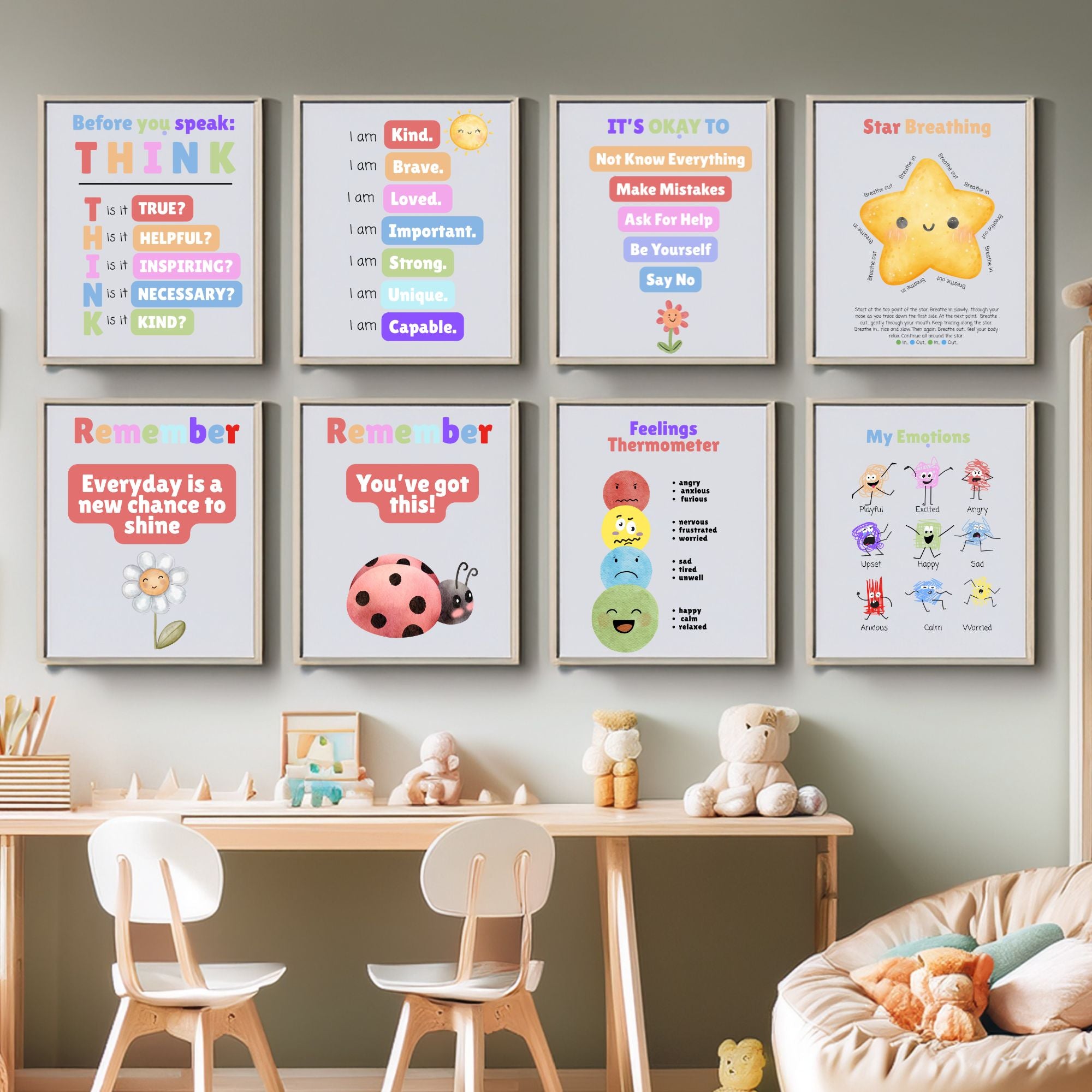 Mindful Moments Printable Kit / Posters