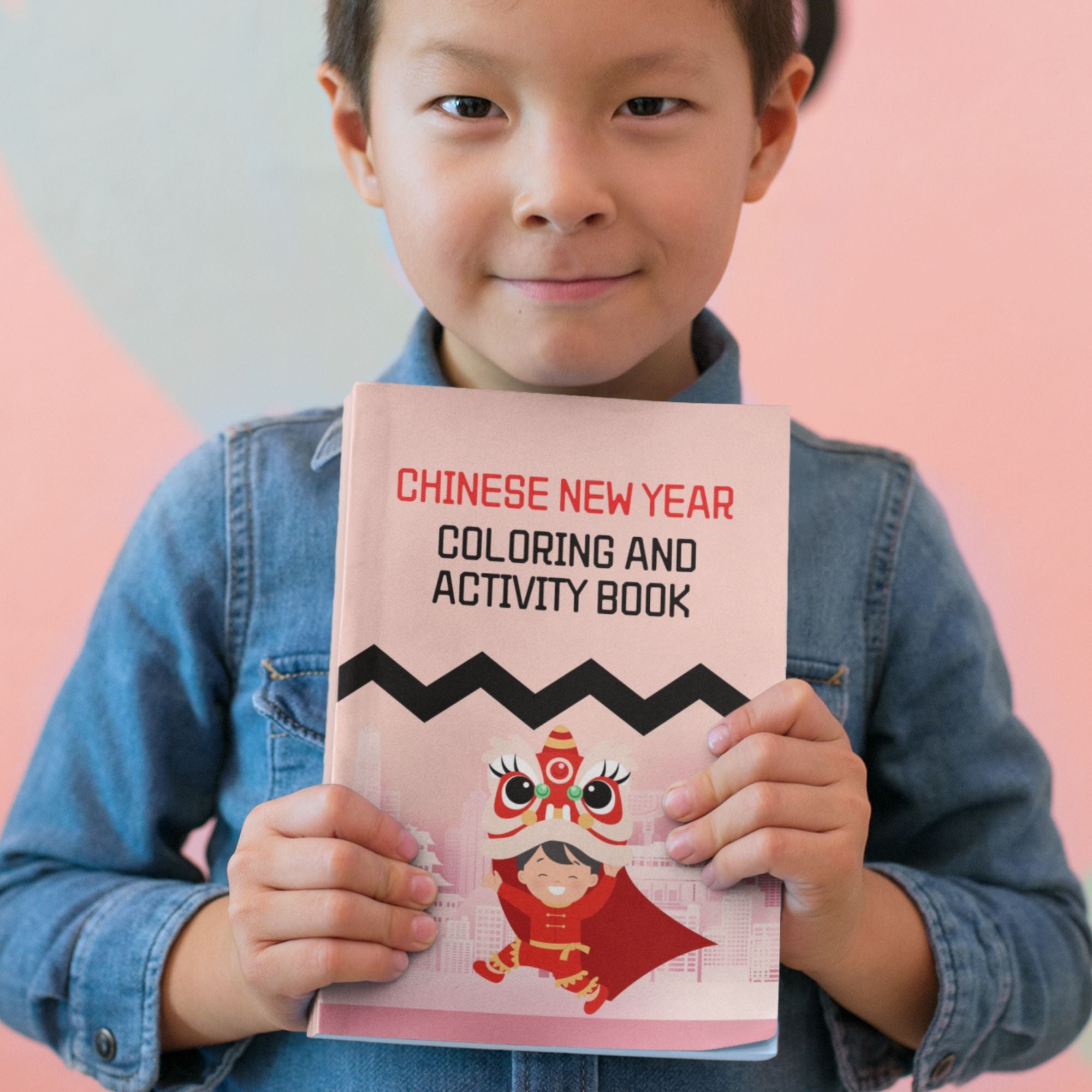 Chinese New Year coloring and activity book - Free - KY designX