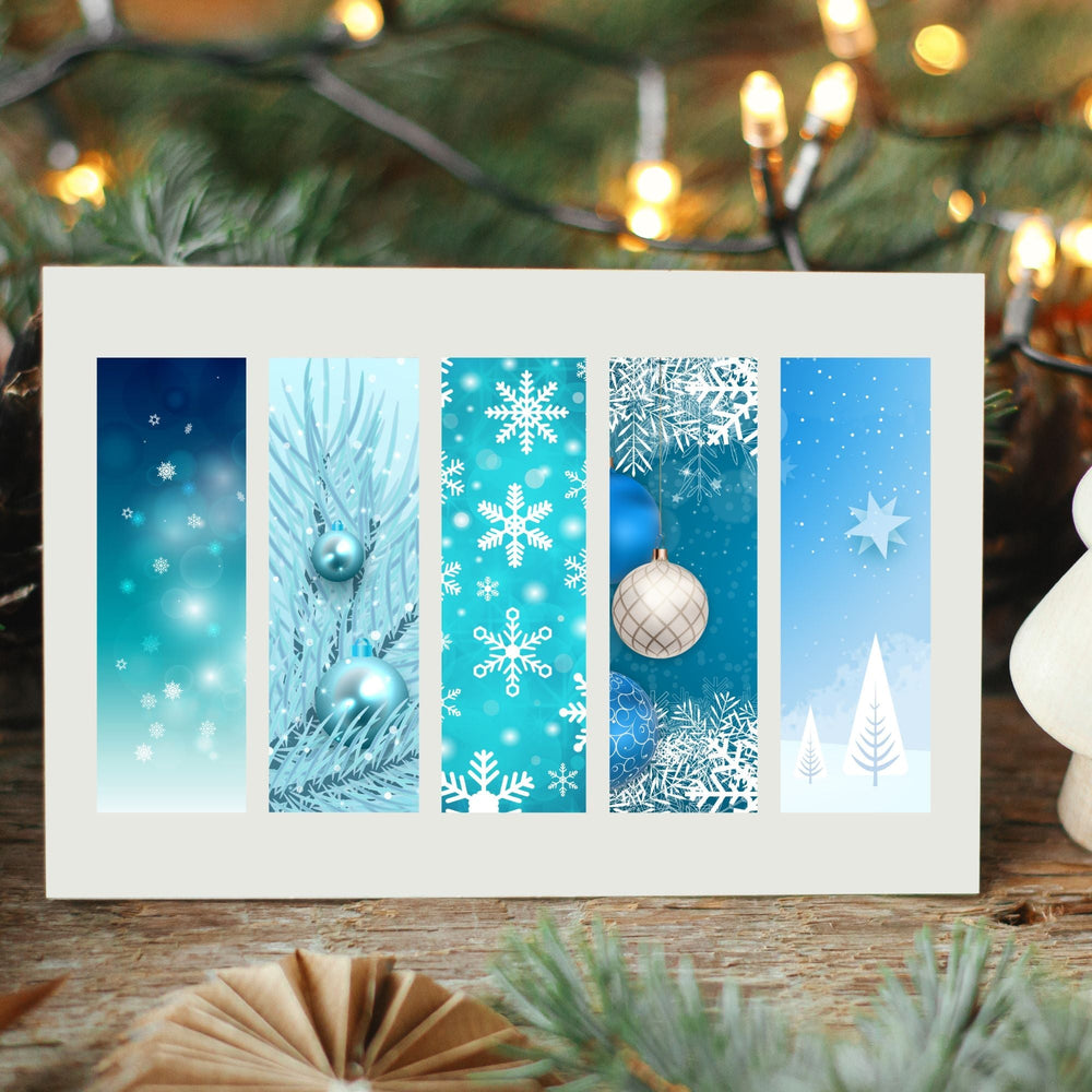 Christmas Printable Bookmarks - KY designX