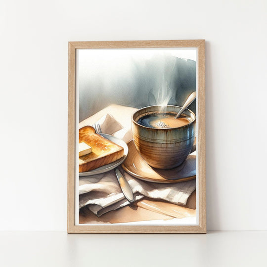 Coffee Trio Wall Art Set - Printable Decor for Coffee Lovers - KY designX