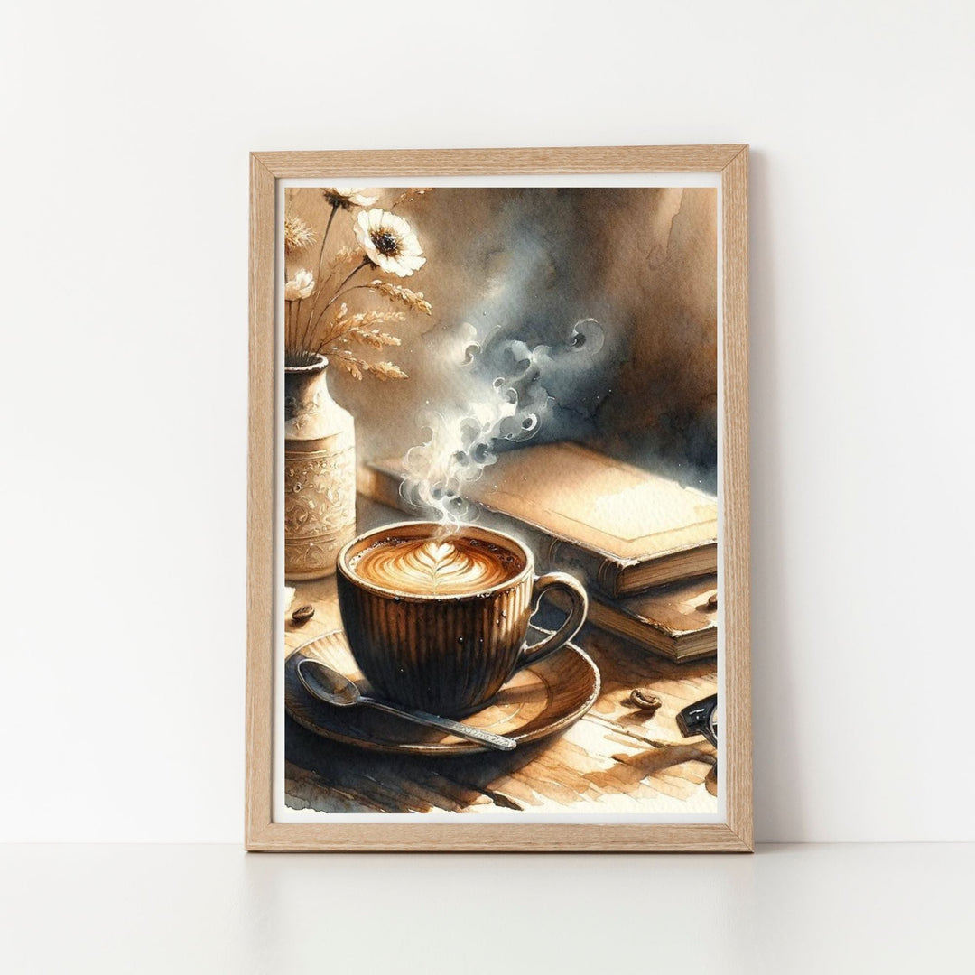 Coffee Trio Wall Art Set - Printable Decor for Coffee Lovers - KY designX