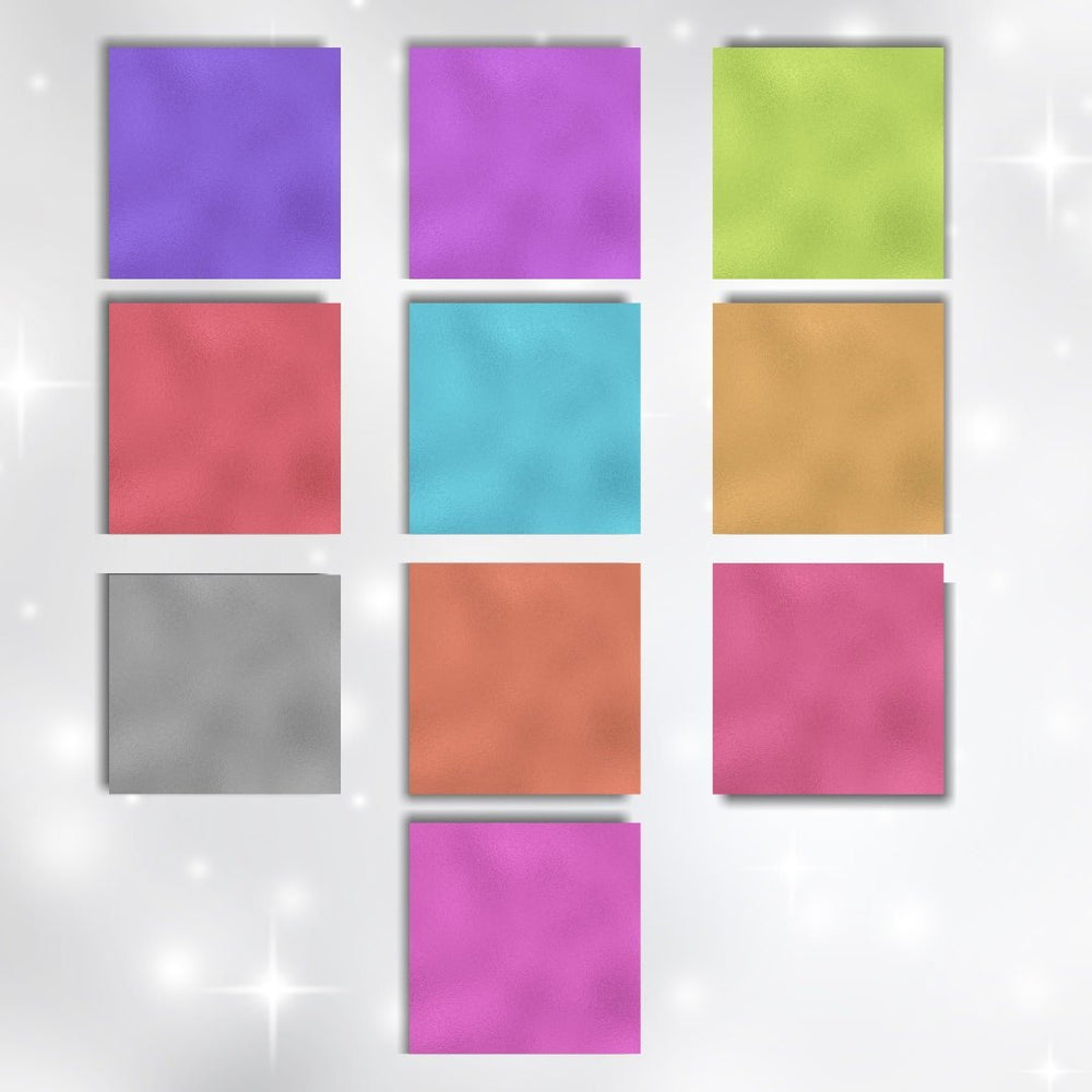 Colored digital foil paper collection - KY designX