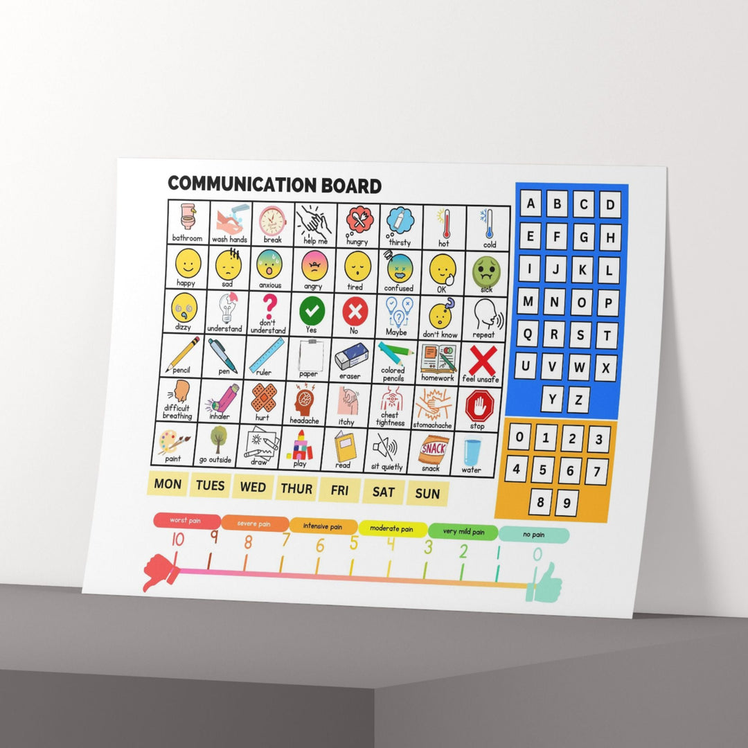 Communication Board for Non - Verbal Children - KY designX