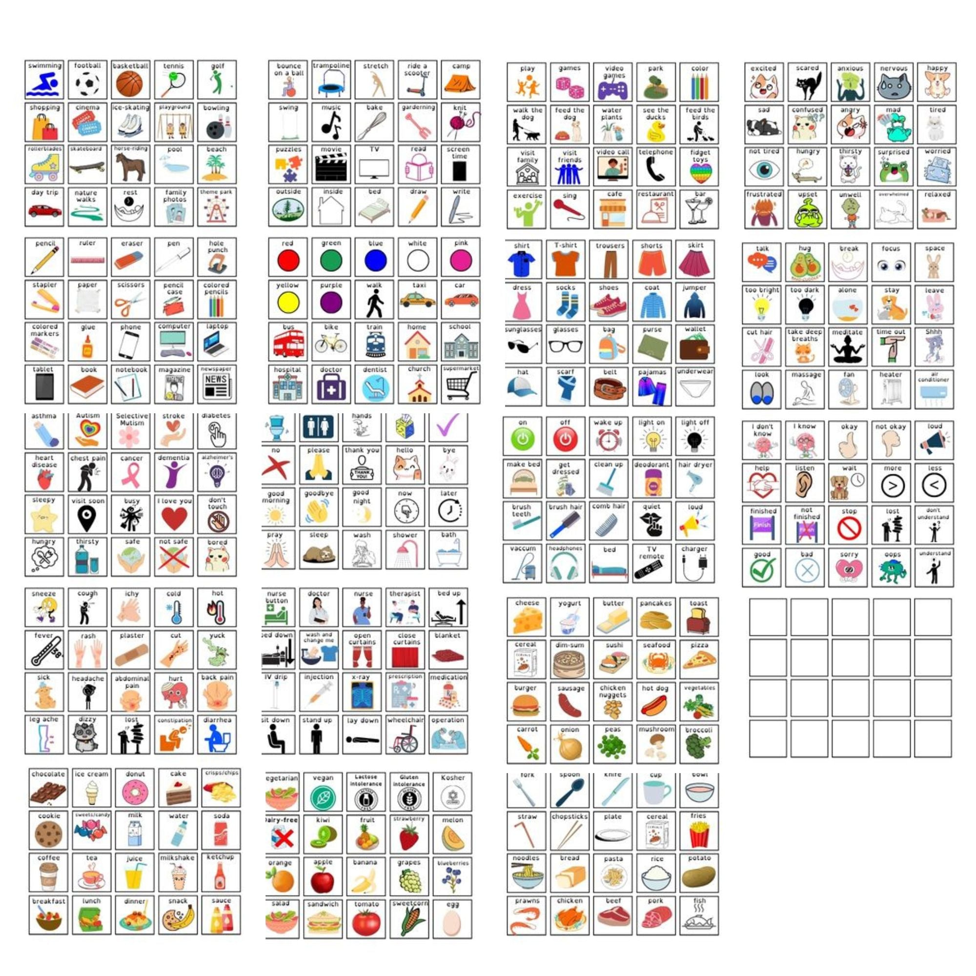 Communication Boards for Children and Adults - KY designX