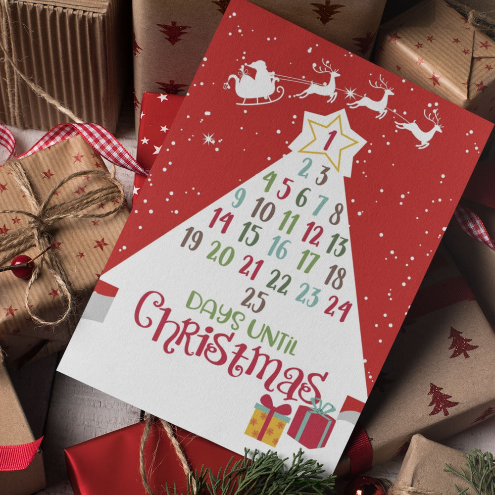 Countdown to Christmas Printable Calendar - KY designX