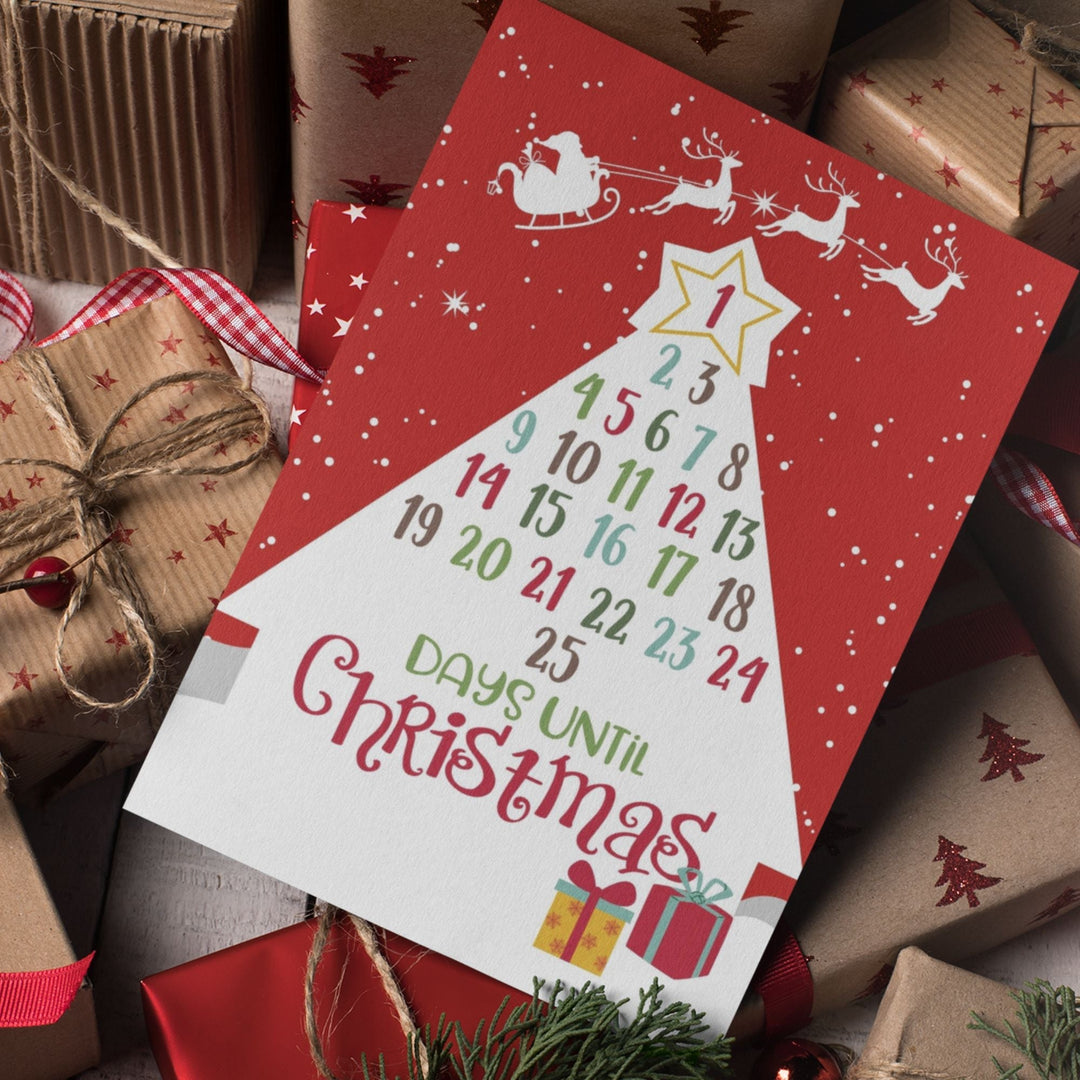 Countdown to Christmas Printable Calendar - KY designX