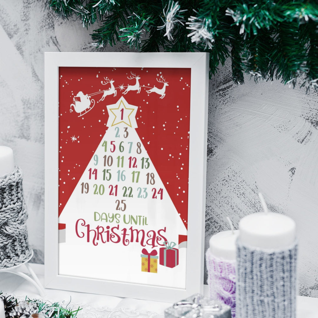 Countdown to Christmas Printable Calendar - KY designX