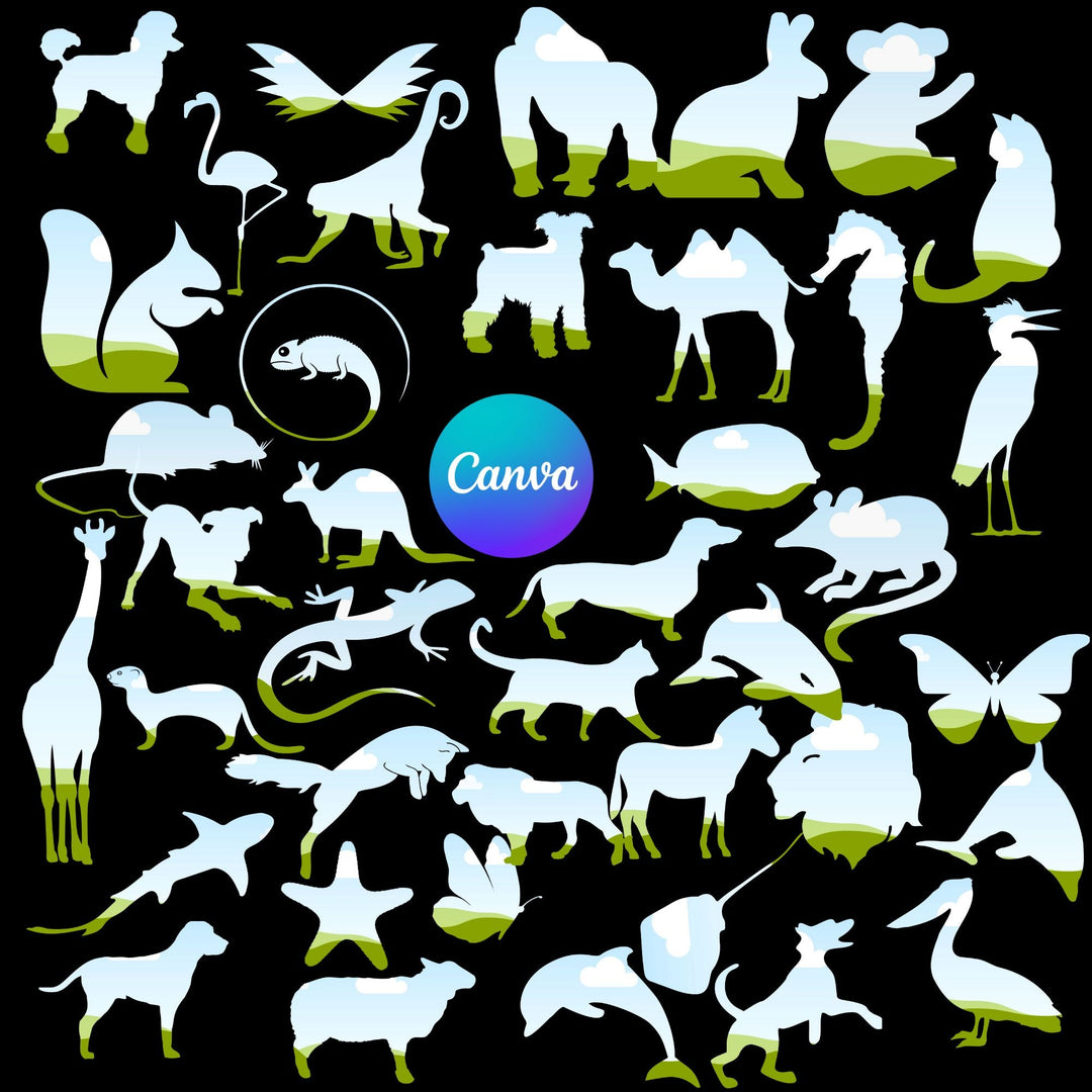 Custom - Made Animal Canva Frames - KY designX