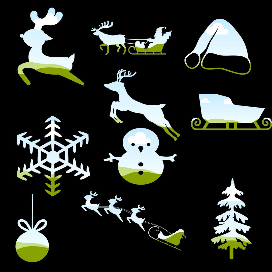 Custom - made Christmas Canva Frames - KY designX