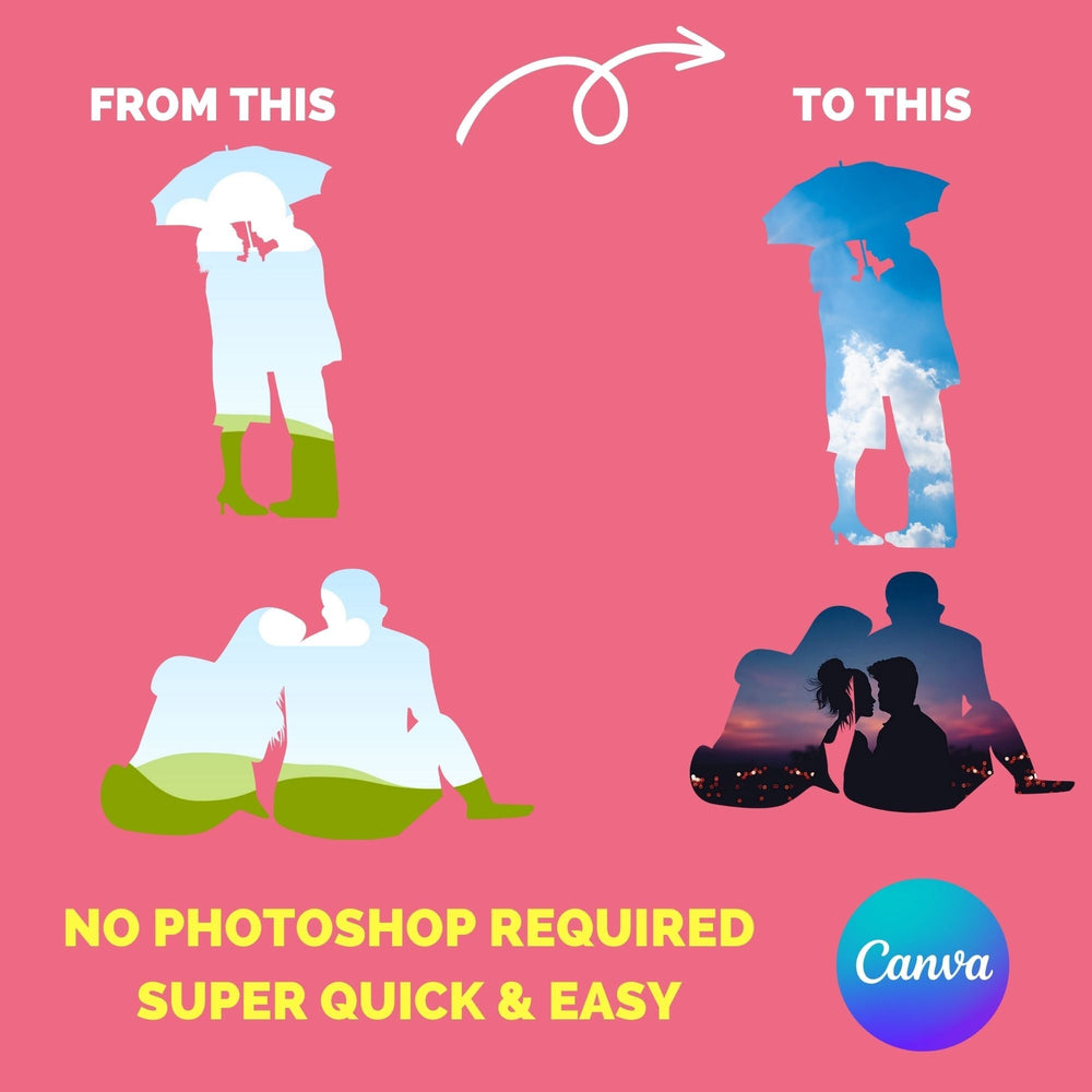 Custom - made Couples Canva Frames - KY designX