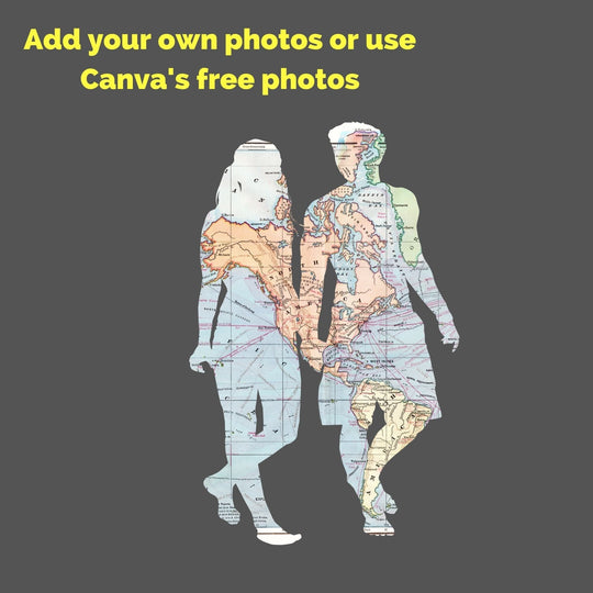 Custom - made Couples Canva Frames - KY designX