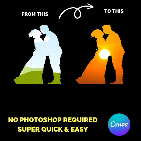 Custom - made Couples Canva Frames - KY designX