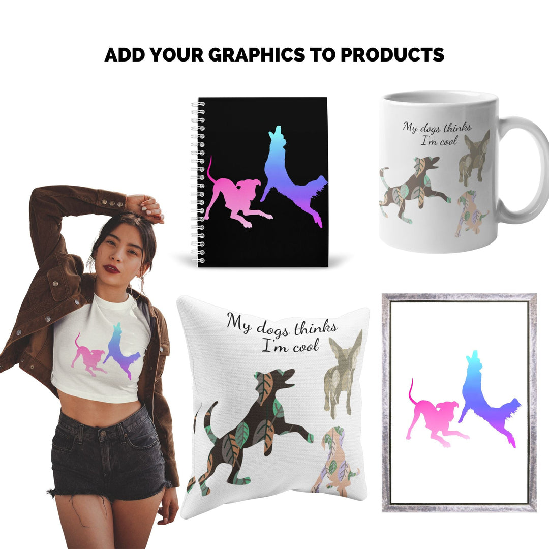 Custom - made Dog Canva Frames - KY designX