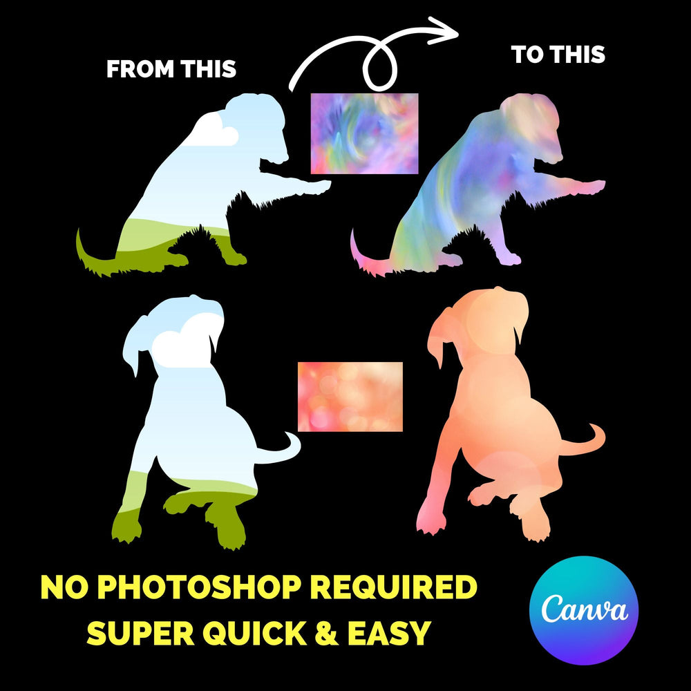 Custom - made Dog Canva Frames - KY designX