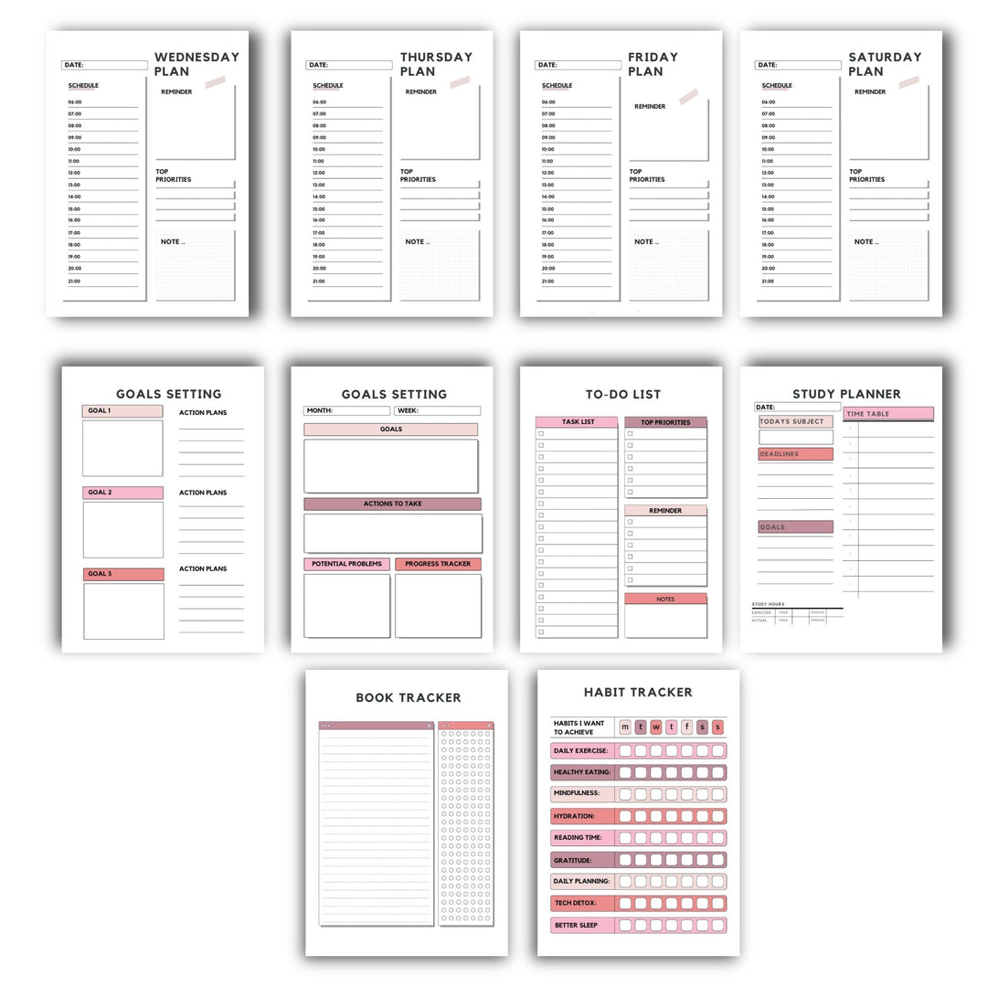 Customizable Digital Planner with Master Resell Rights - KY designX
