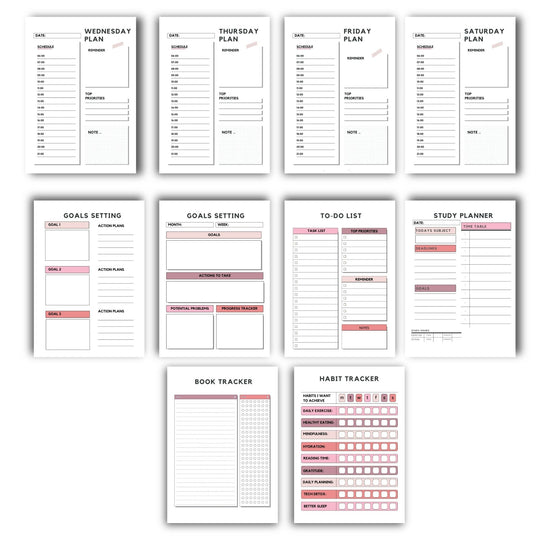 Customizable Digital Planner with Master Resell Rights - KY designX