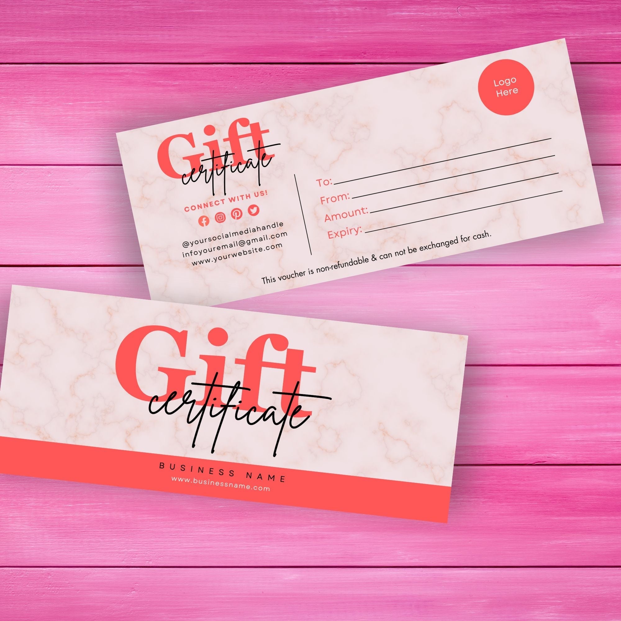 Customizable Gift Card for Enterprise Owners - KY designX