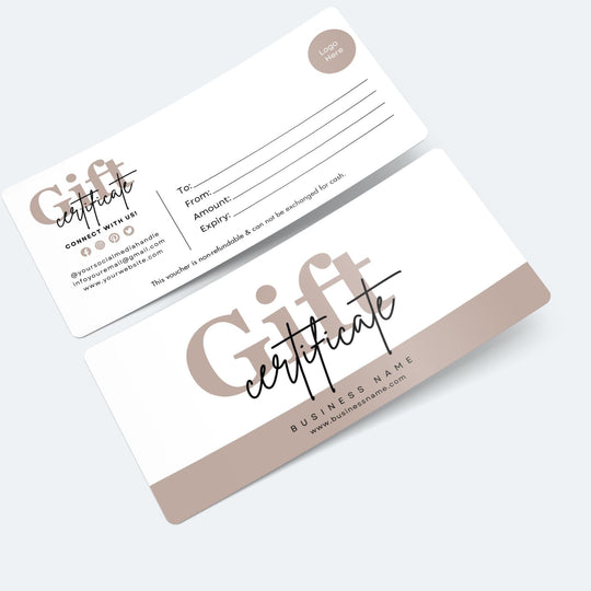 Customizable Gift Certificate Templates – Resell with PLR & MRR - KY designX