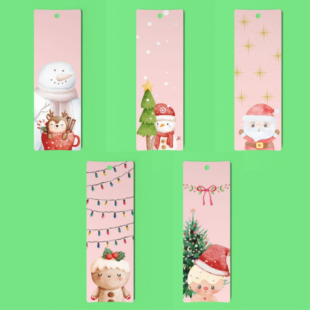 Cute Printable Christmas cards and Bookmarks - KY designX
