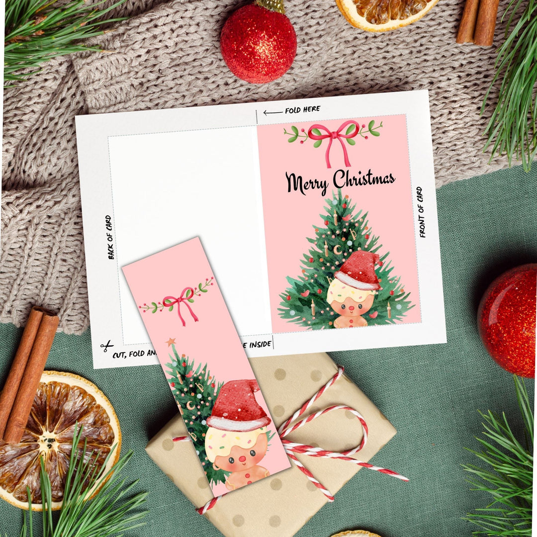 Cute Printable Christmas cards and Bookmarks - KY designX