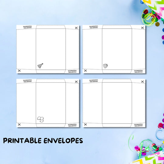 DIY Axolotl Color in Birthday Cards - KY designX