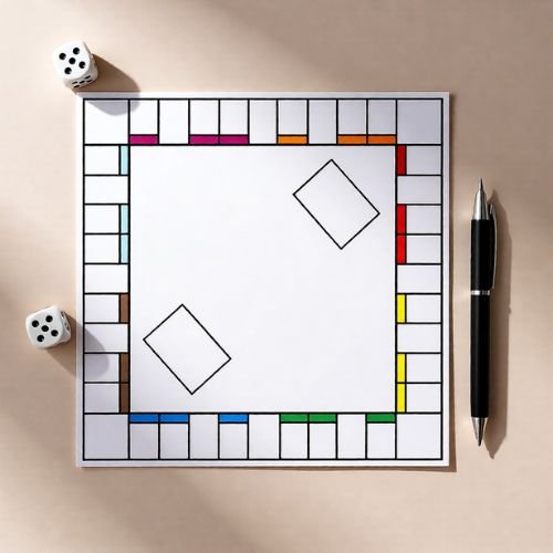 DIY Blank Printable Board Game - KY designX