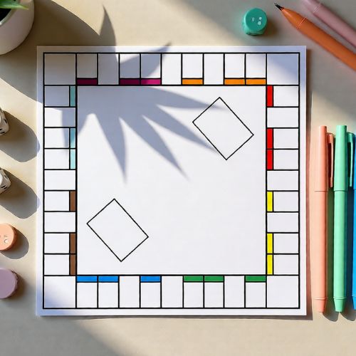 DIY Blank Printable Board Game - KY designX