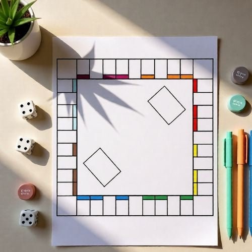 DIY Blank Printable Board Game - KY designX