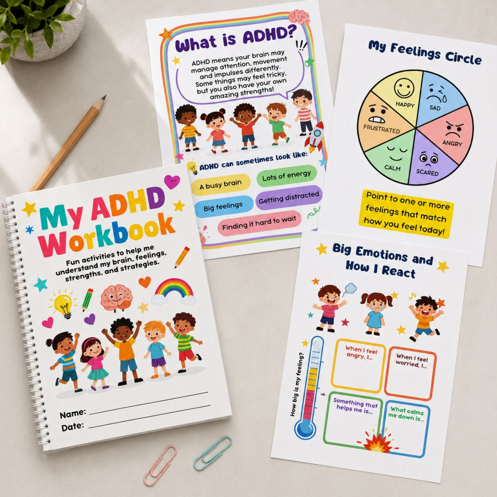 Done-for-You ADHD Workbook – Edit, Rebrand & Sell - KY designX