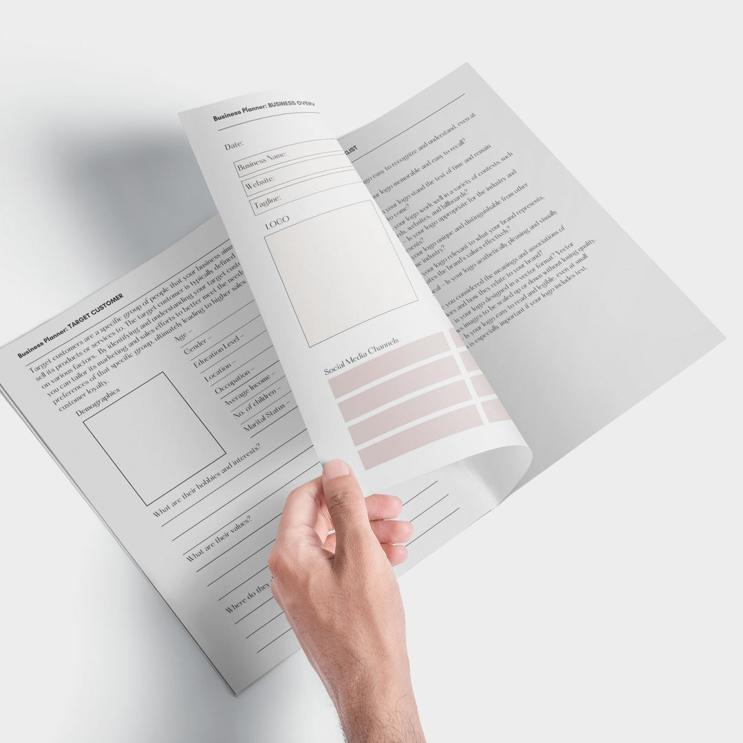 Editable Canva Business Planner Template - KY designX