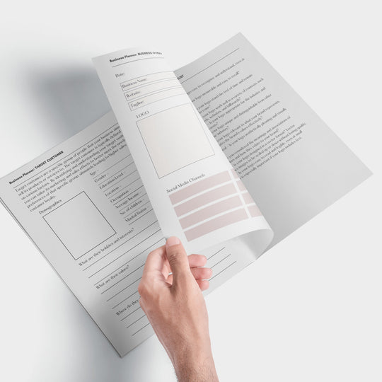 Editable Canva Business Planner Template - KY designX
