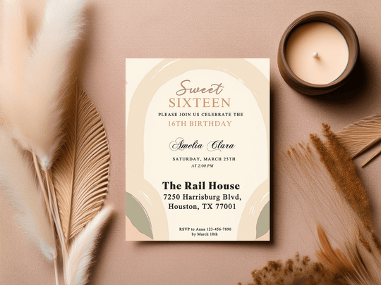 Editable Canva Party Invitations - KY designX