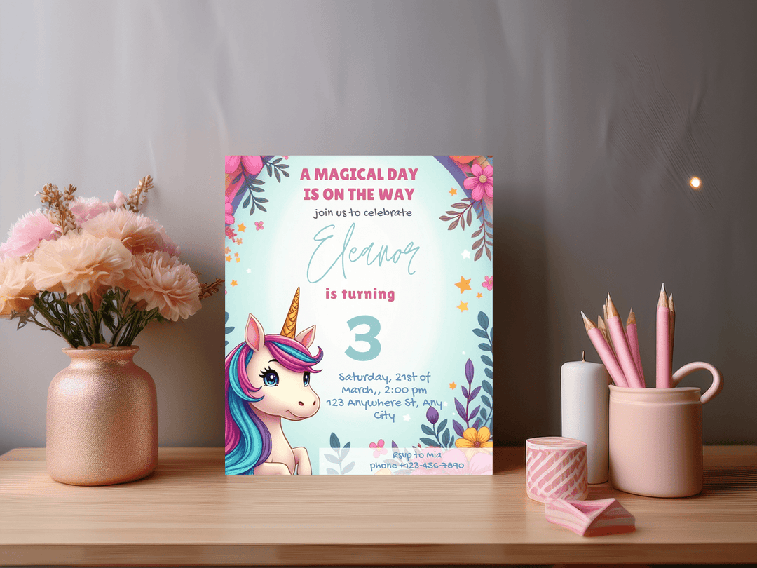 Editable Canva Party Invitations - KY designX