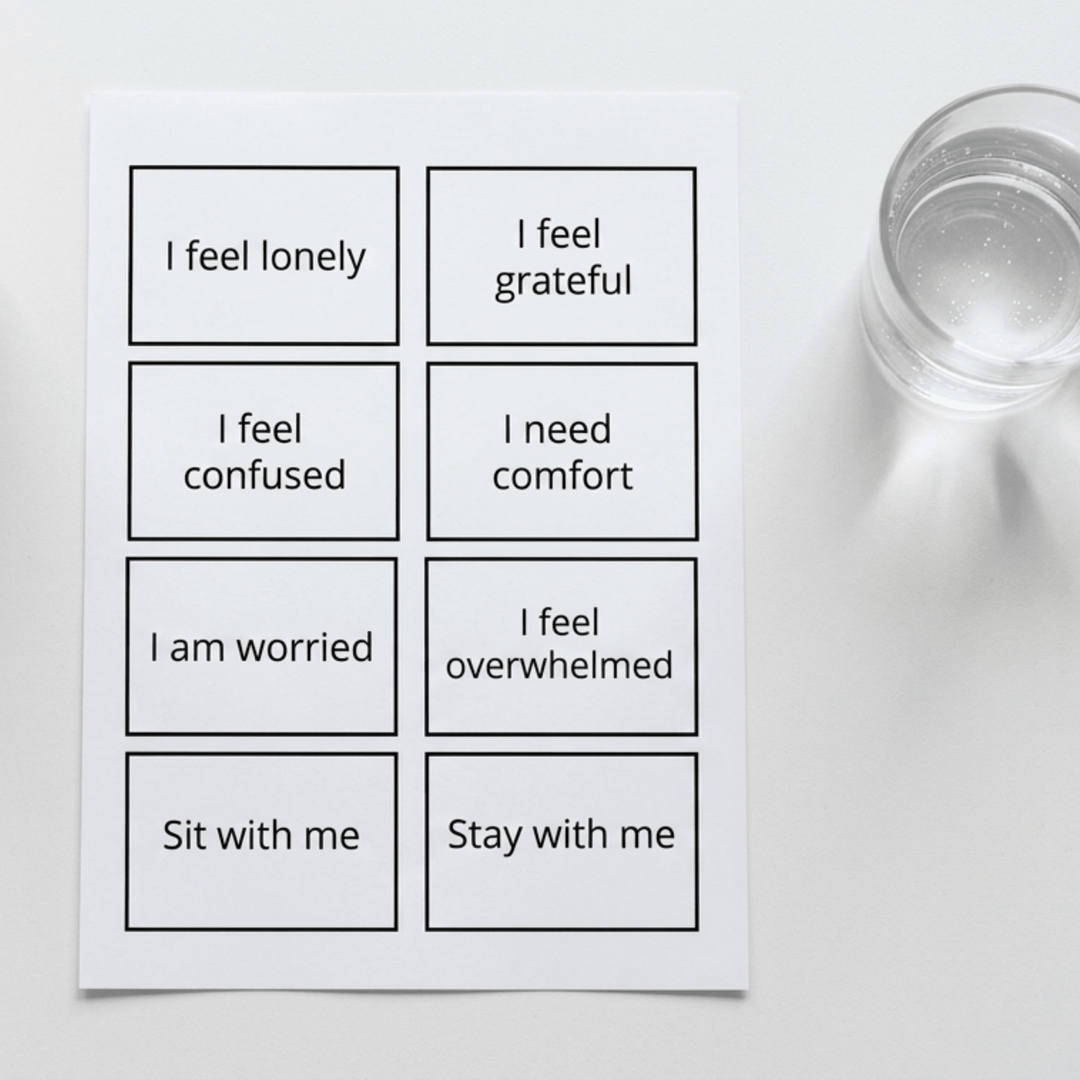 Editable Communication Cards for Tracheostomy Patients - KY designX
