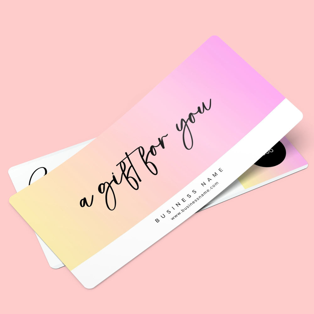 Editable Gift Certificate for Small Business - KY designX