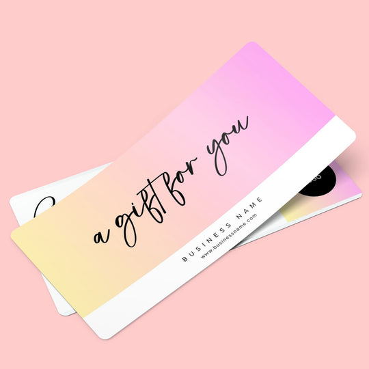 Editable Gift Certificate for Small Business - KY designX